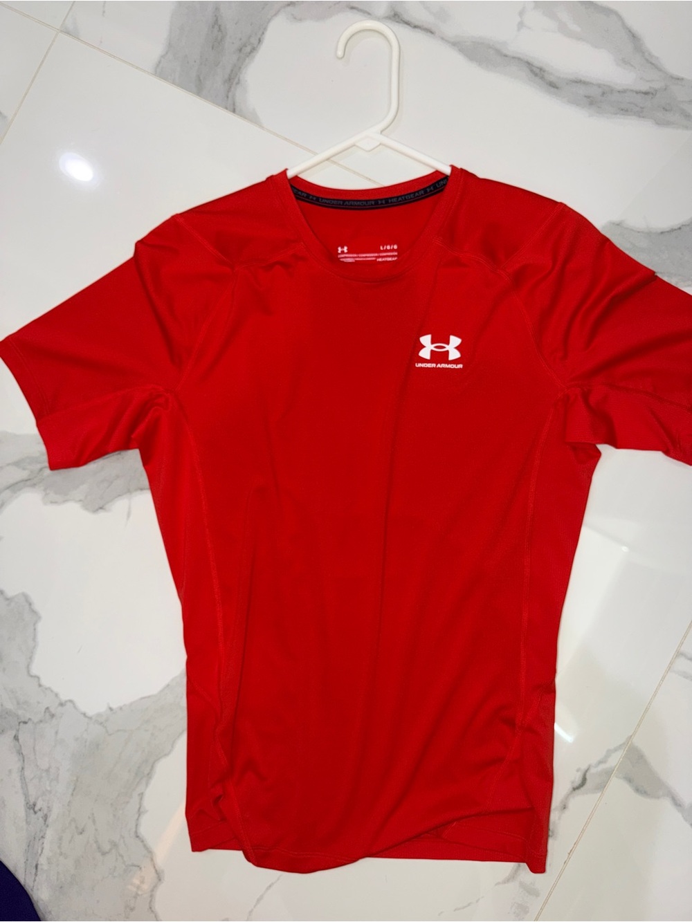 Under Armour Red Short Sleeve Performance Tee - Kids